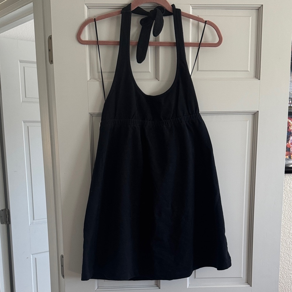 Black Halter Dress